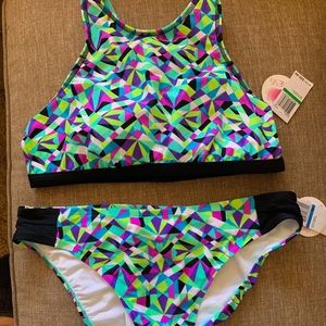 NWT Kinesis Two Piece Swim Suit, Size L / XL